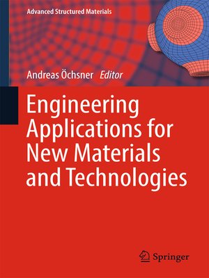 cover image of Engineering Applications for New Materials and Technologies